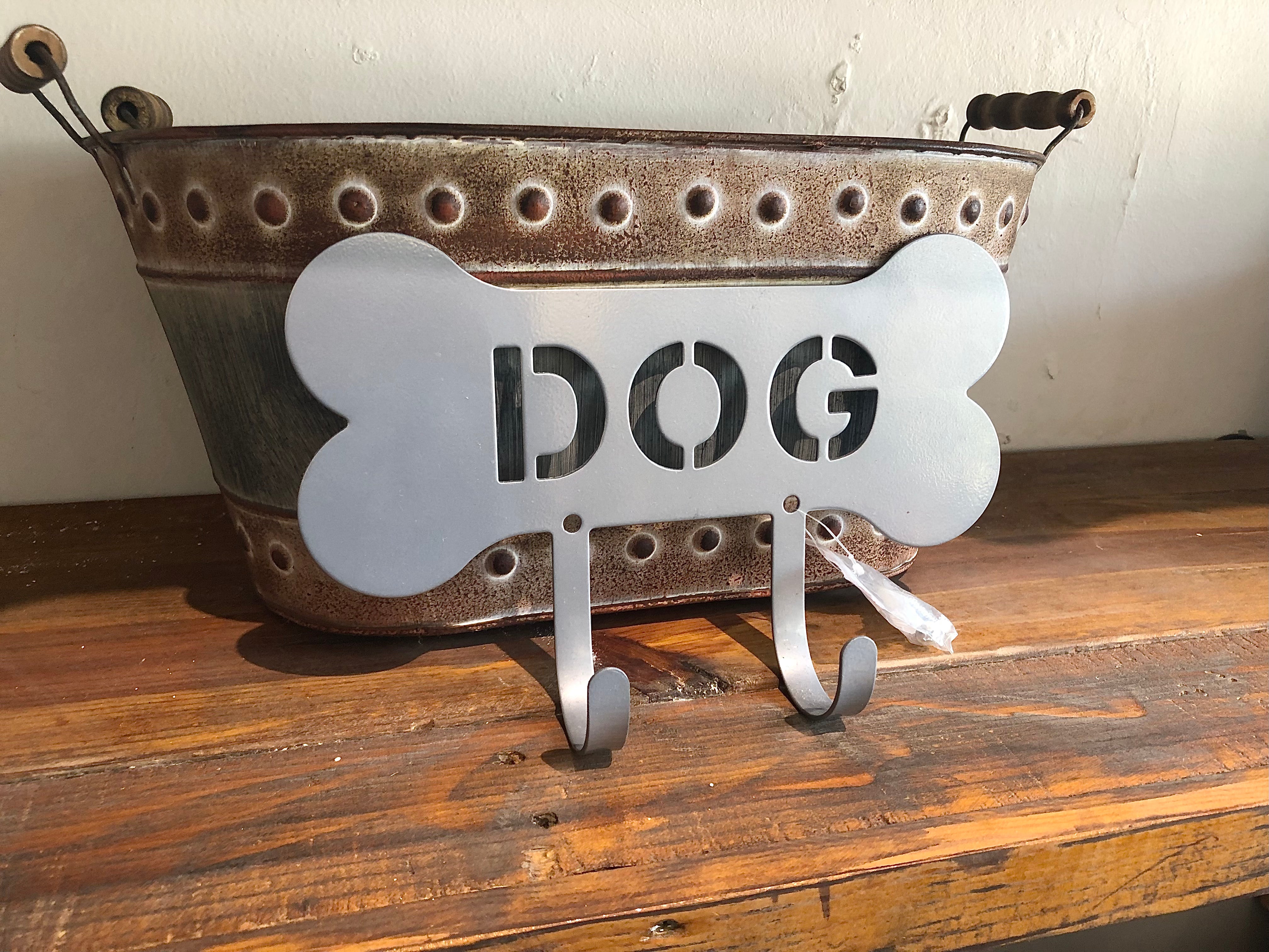DOG leash hanger