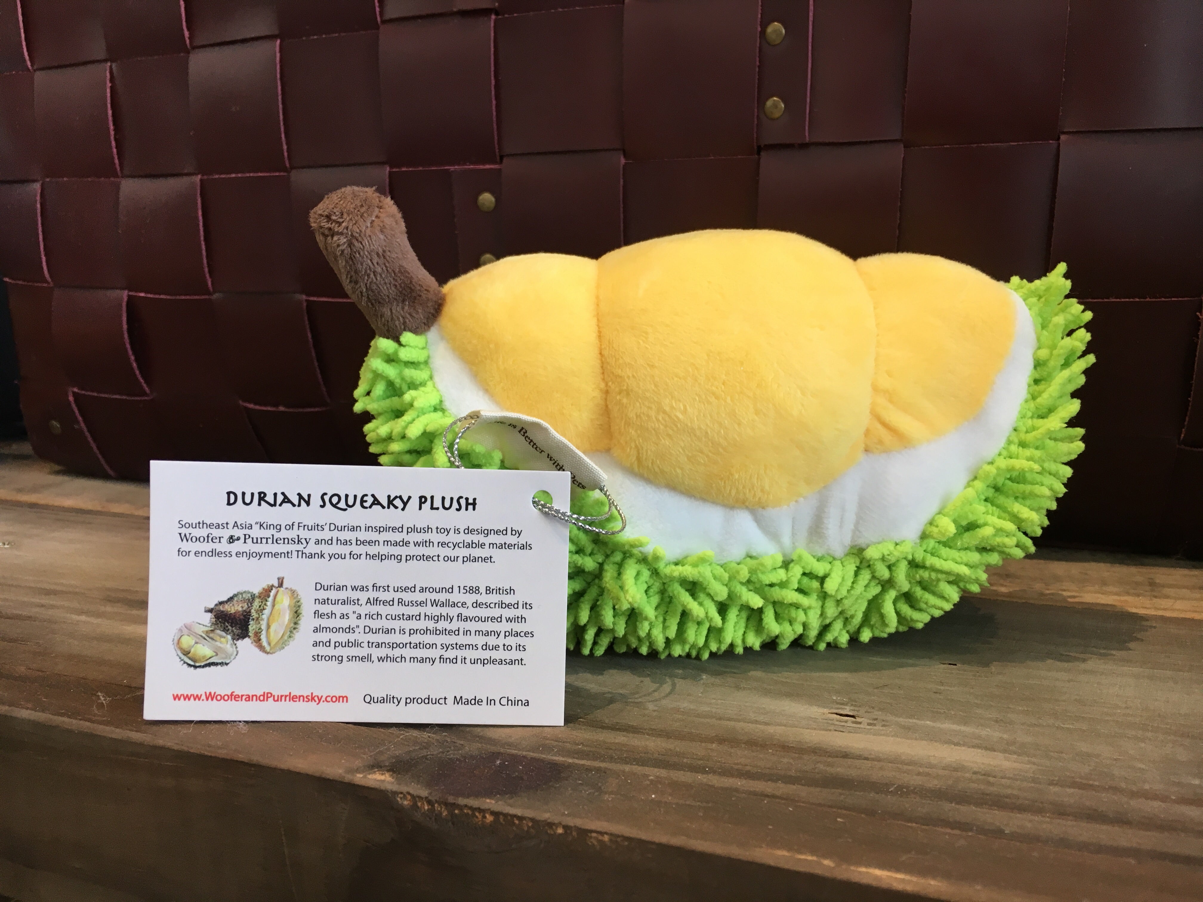 Durian Squeaky Toy