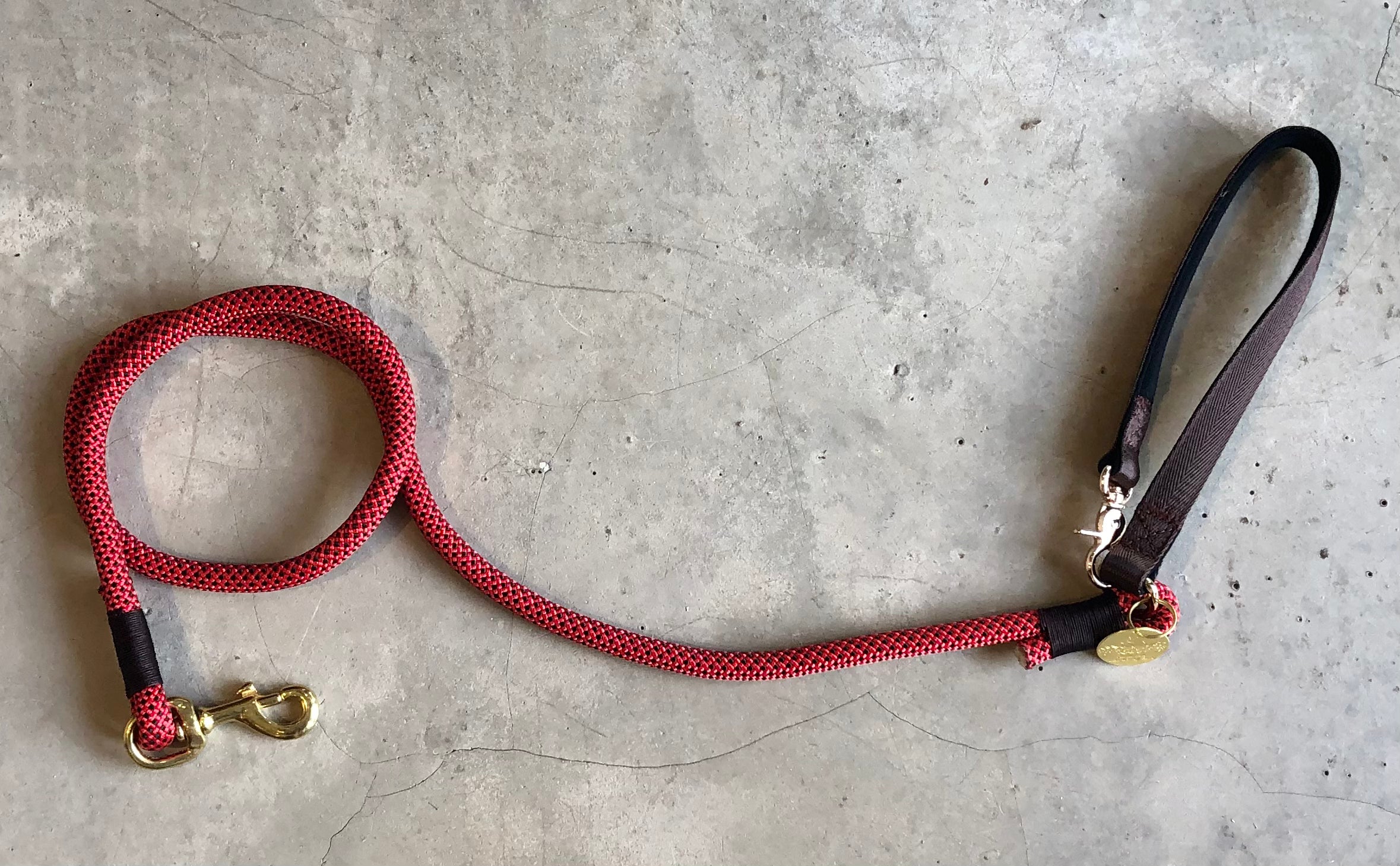 Christie Climbing Rope Leash - Lambo Red