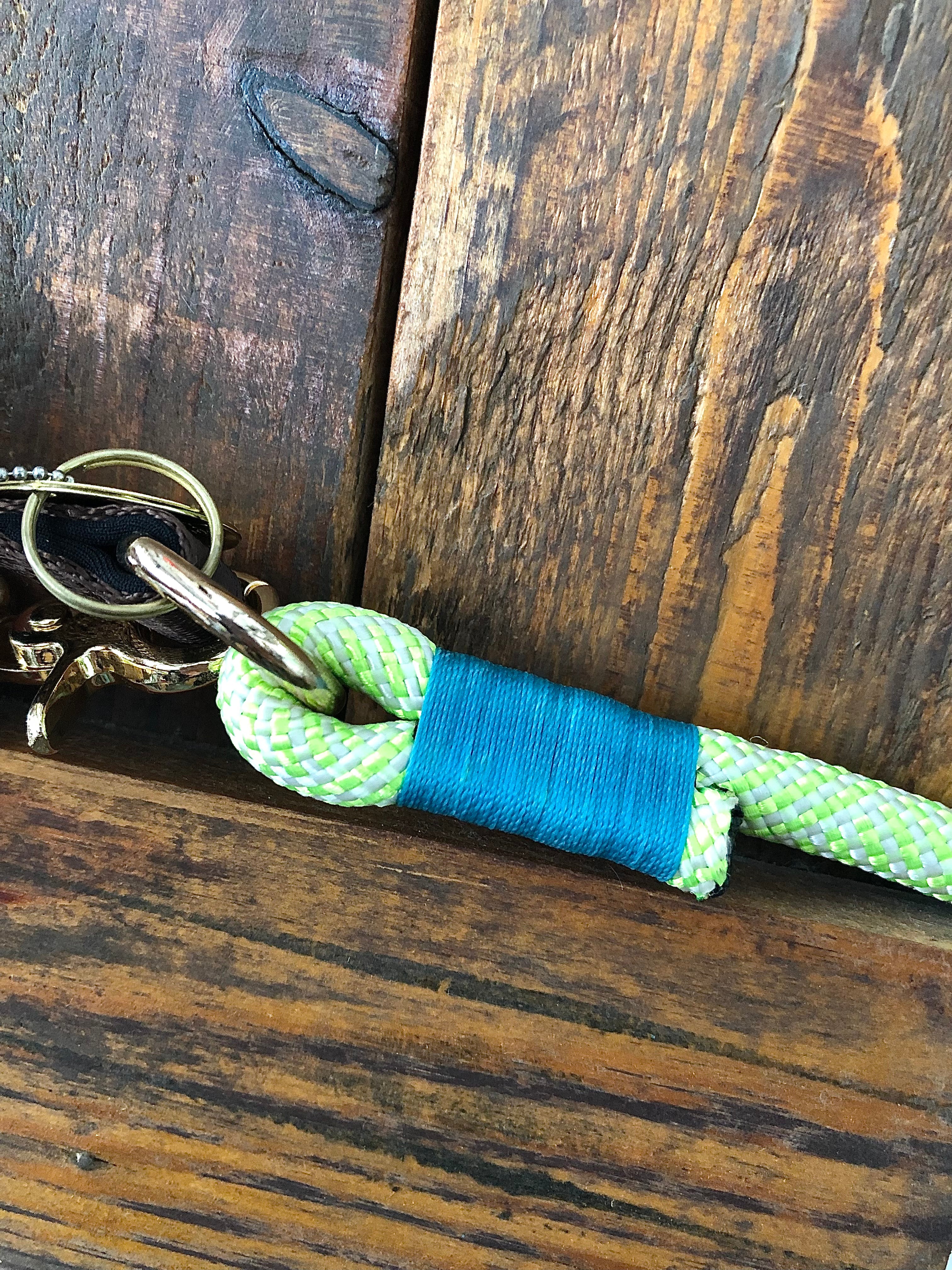 Christie Climbing Rope Leash - Grass Neon