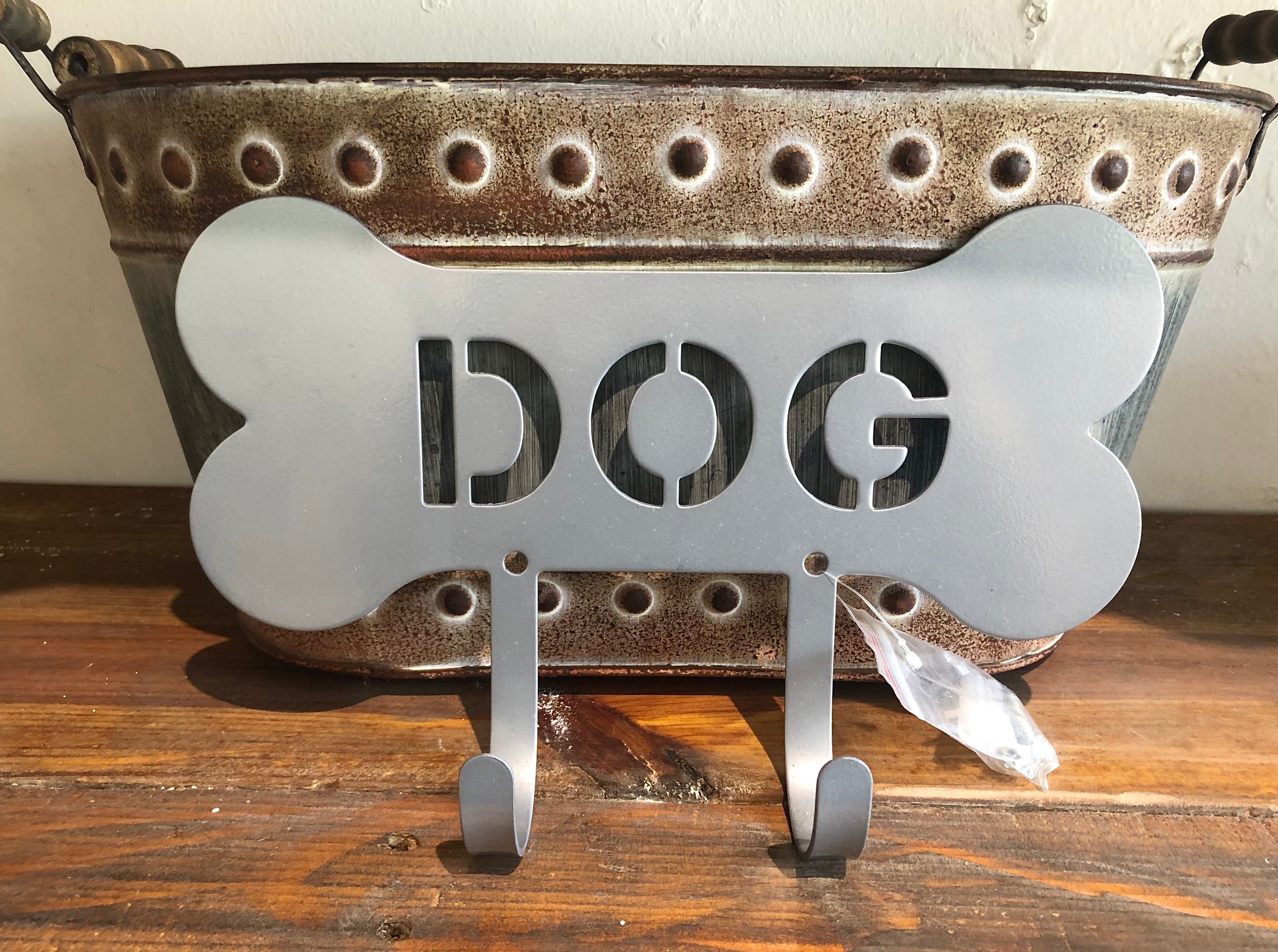 DOG leash hanger