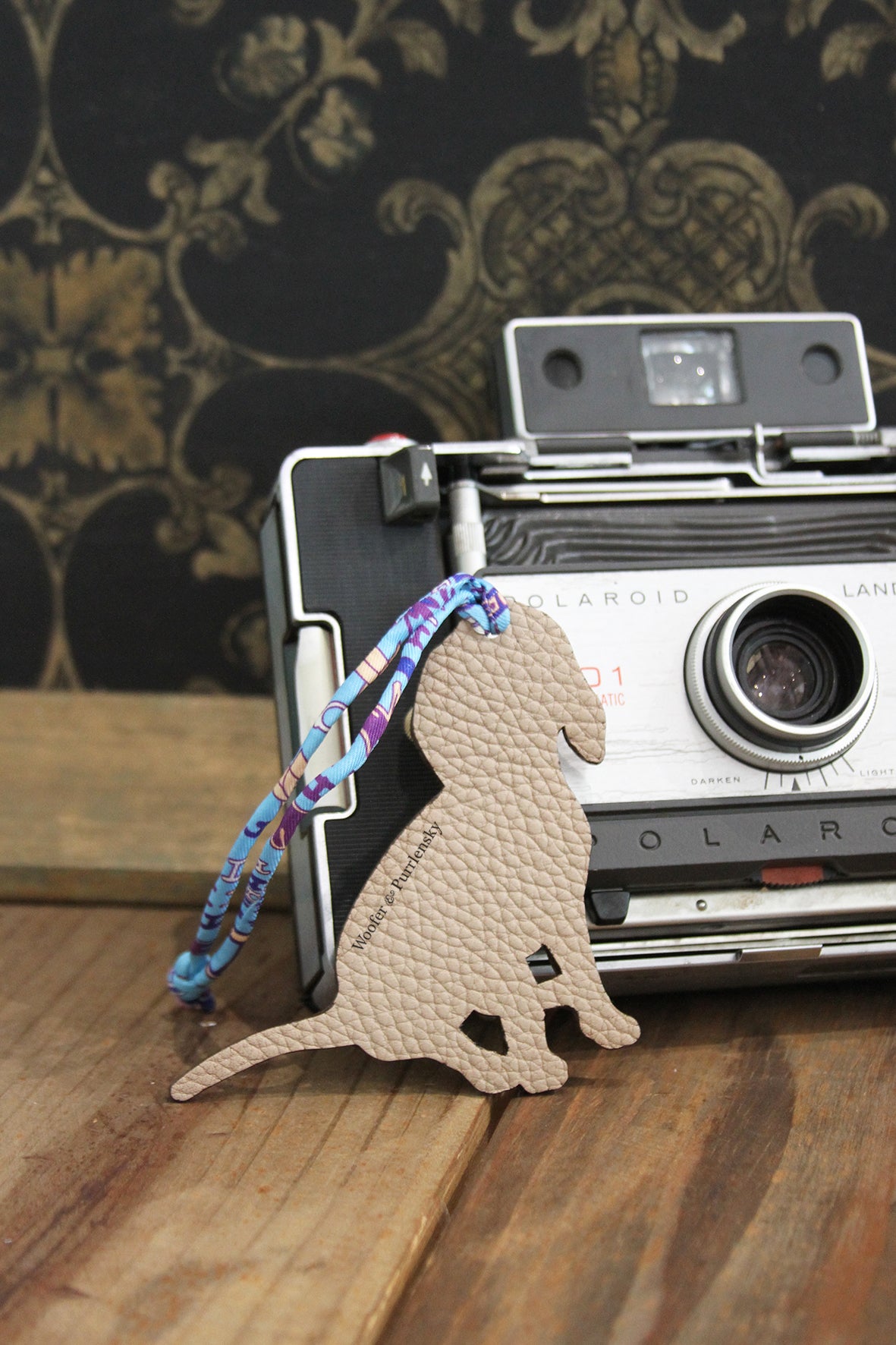 Genuine Leather Bag Charm - Beagle