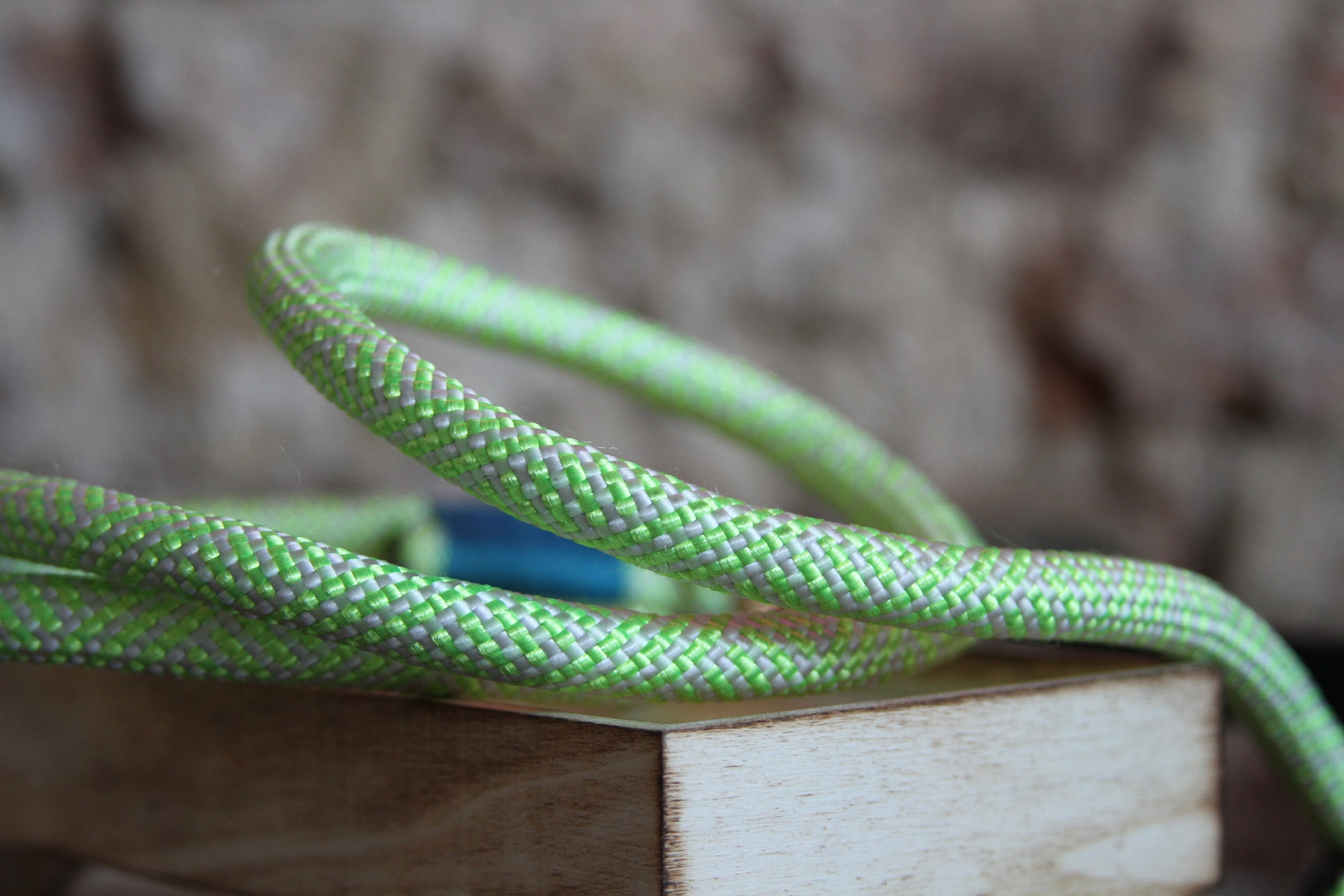 Christie Climbing Rope Leash - Grass Neon