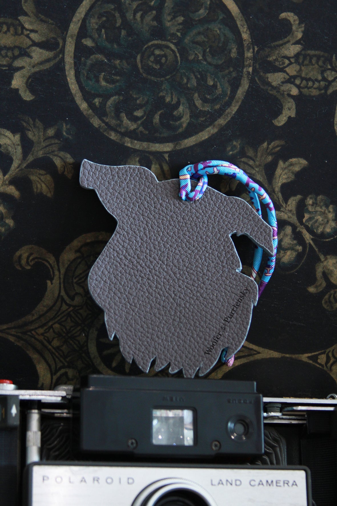 Genuine Leather Bag Charm - Schnauzer