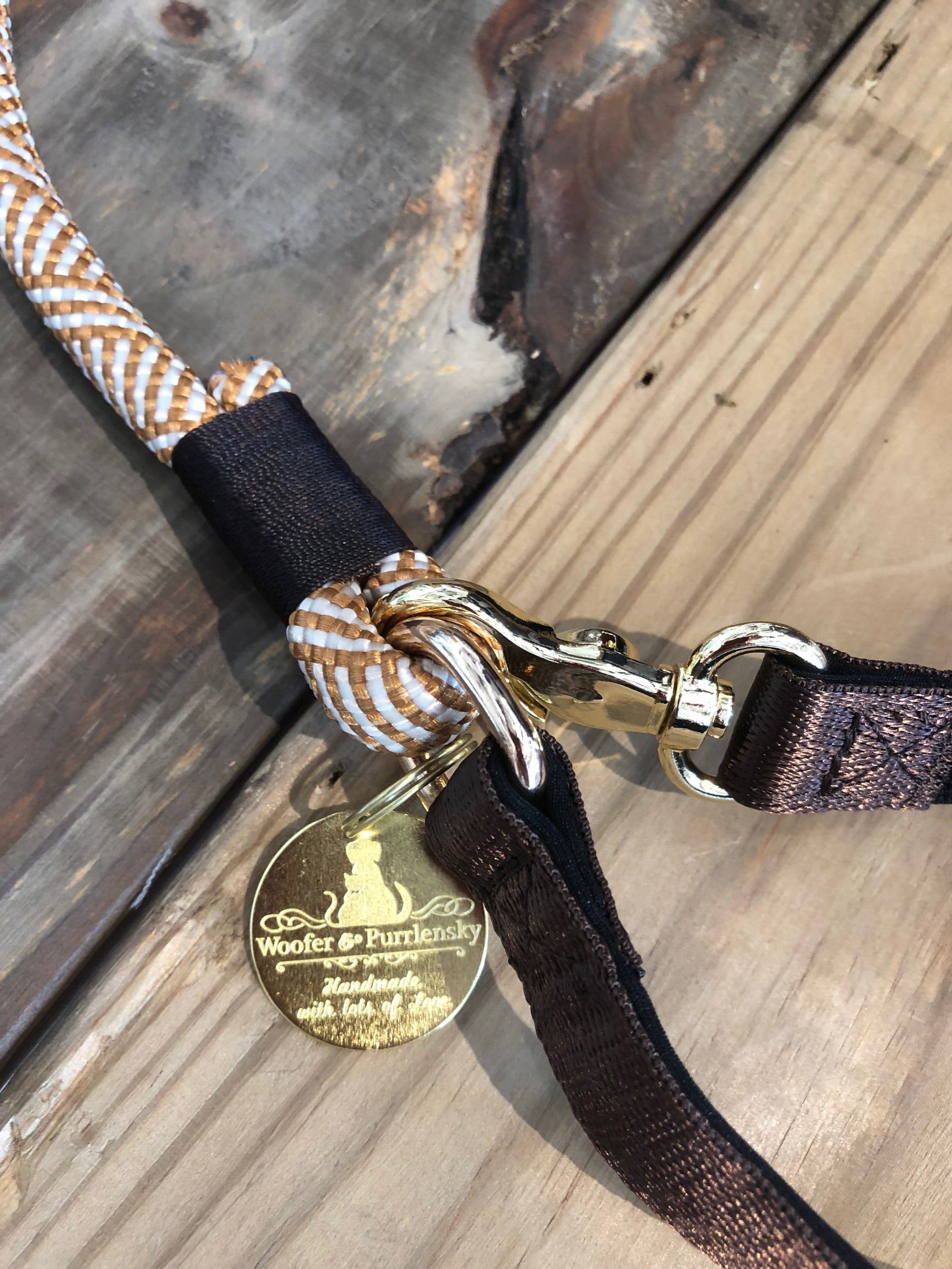 Christie Climbing Rope Leash - Woofs Gold