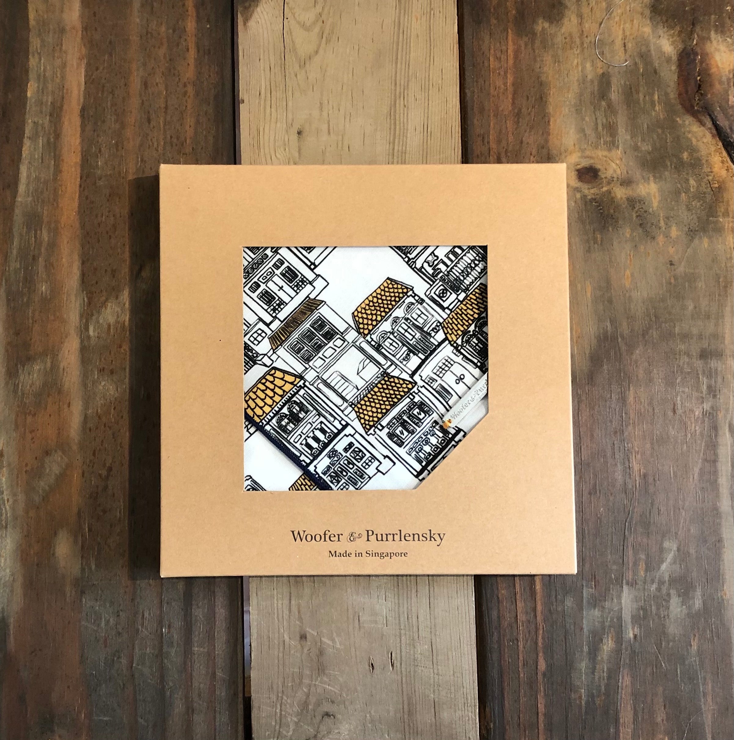 Premium Bandana - Shophouse White