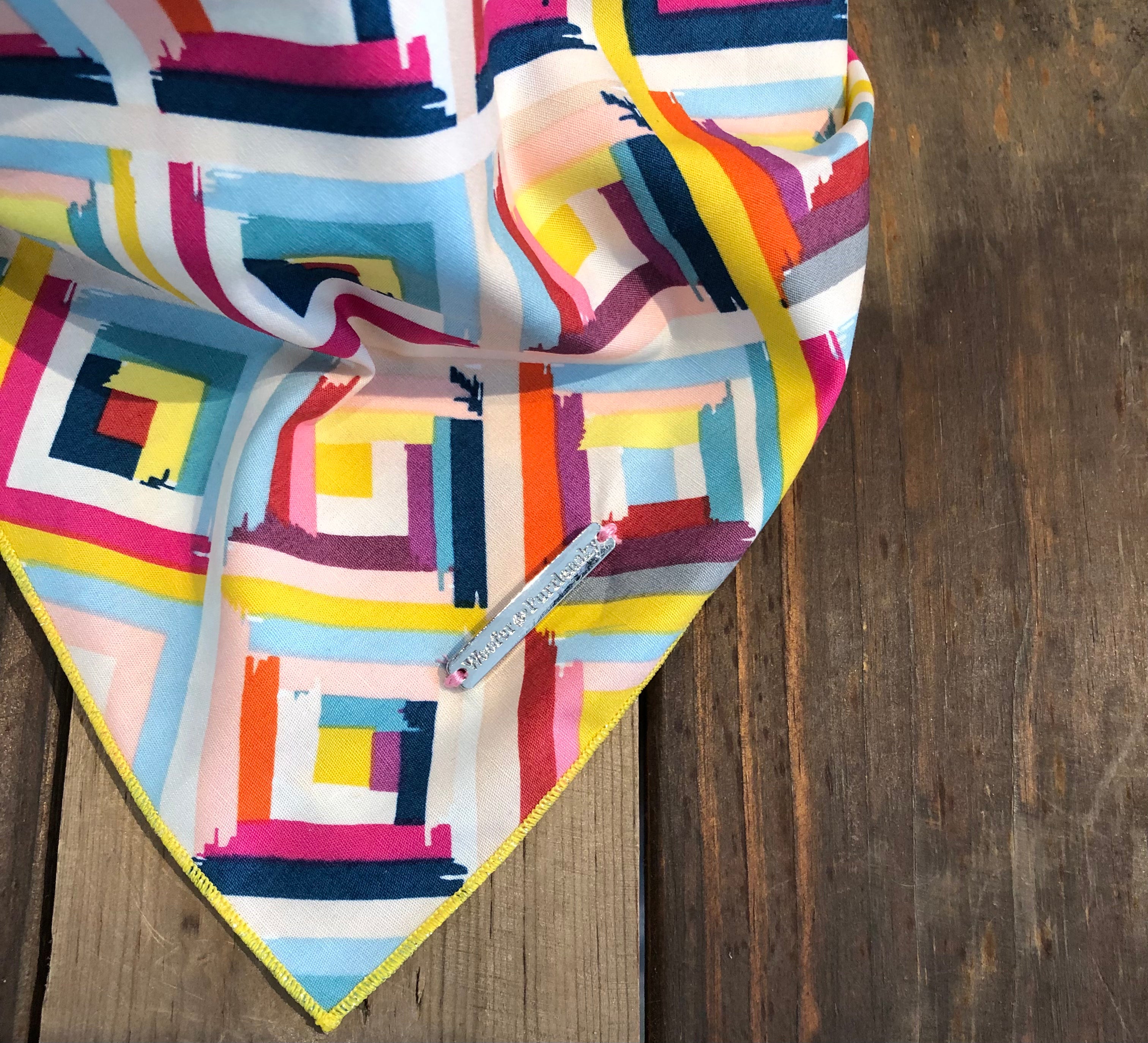 Premium Bandana - Rainbow Canvas