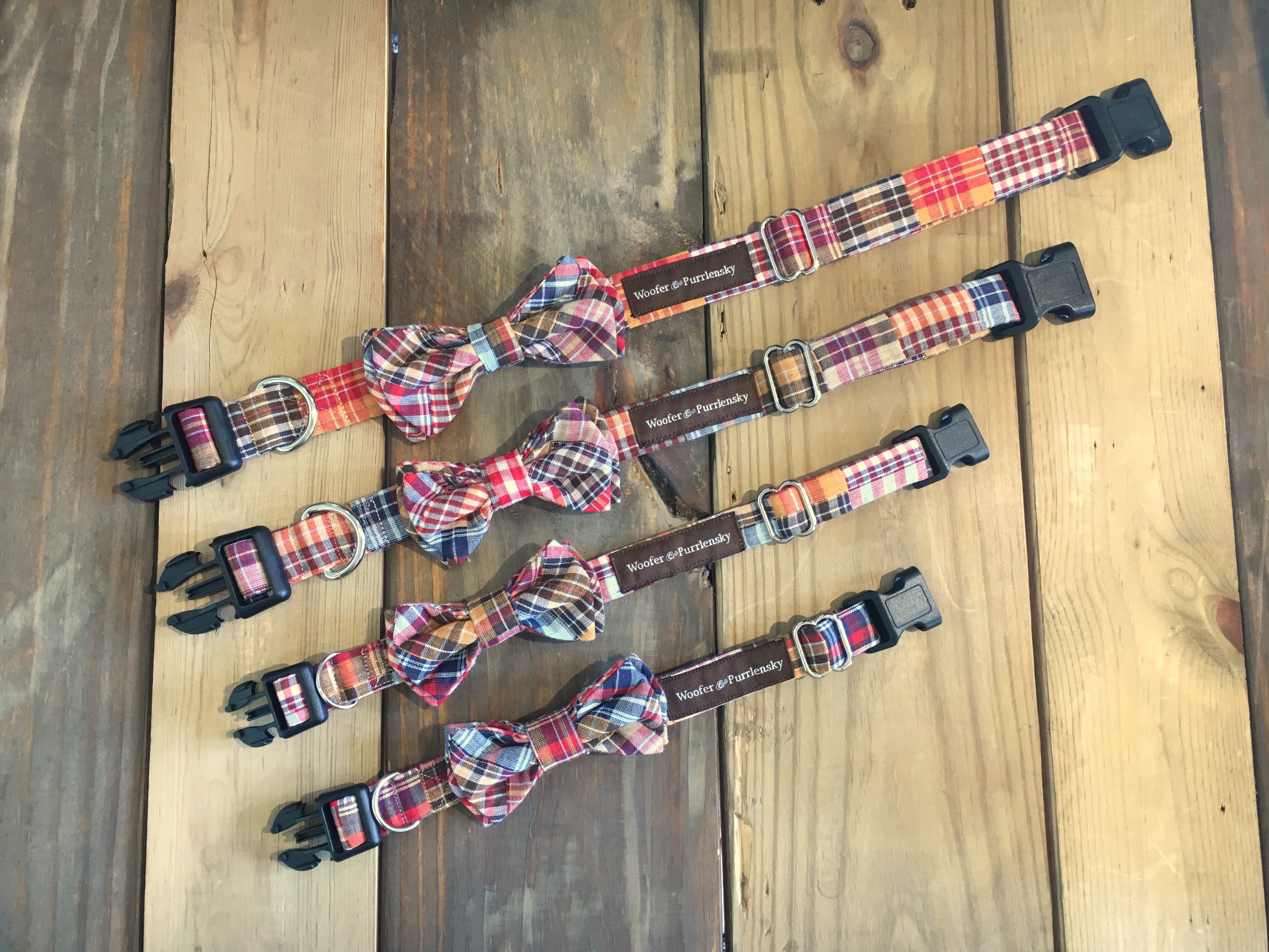 Benedict Patchwork Bow Collar -Merigold