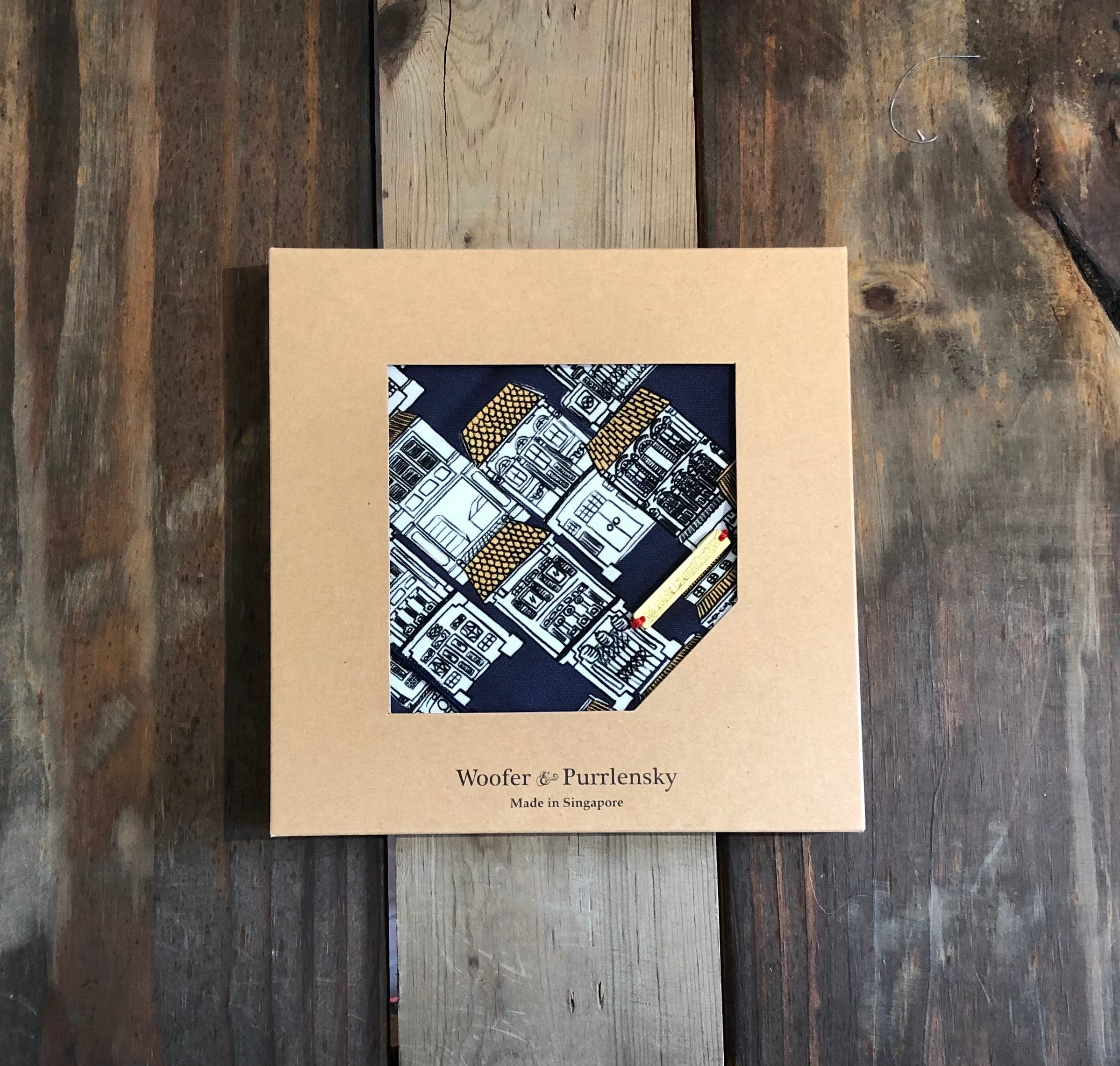 Premium Bandana - Shophouse Navy